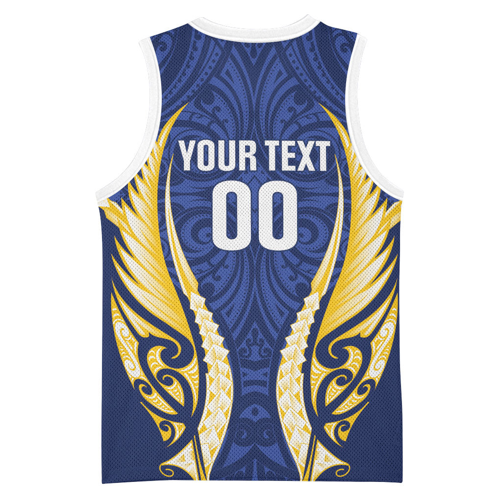 Bay of Plenty 2026 Rugby Custom Basketball Jersey NZ Maori Silver Fern LT14 - Polynesian Pride