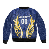 Bay of Plenty 2026 Rugby Custom Bomber Jacket NZ Maori Silver Fern
