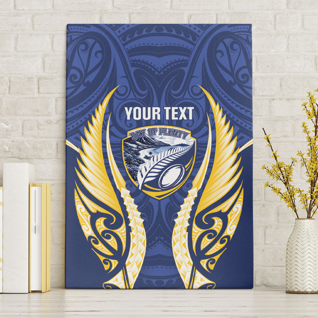 Bay of Plenty 2026 Rugby Custom Canvas Wall Art NZ Maori Silver Fern
