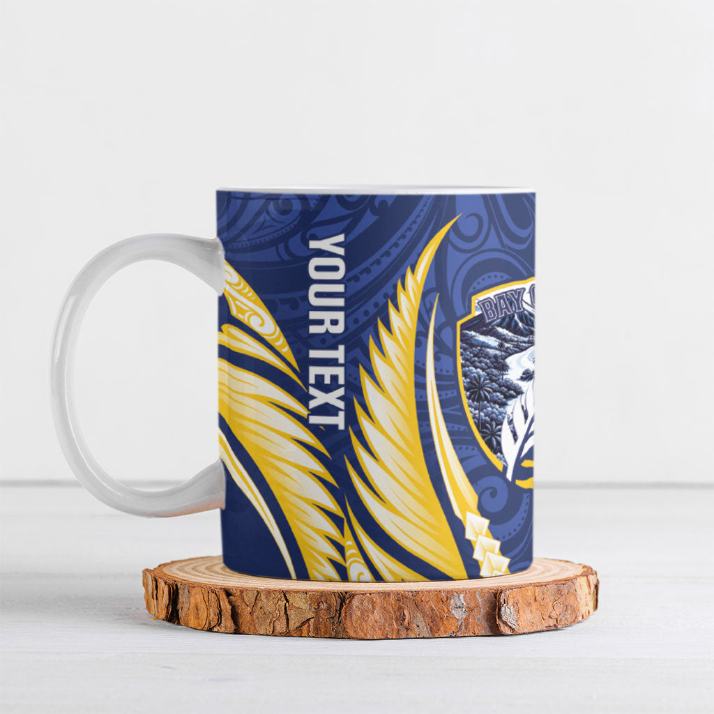 Bay of Plenty 2026 Rugby Custom Ceramic Mug NZ Maori Silver Fern