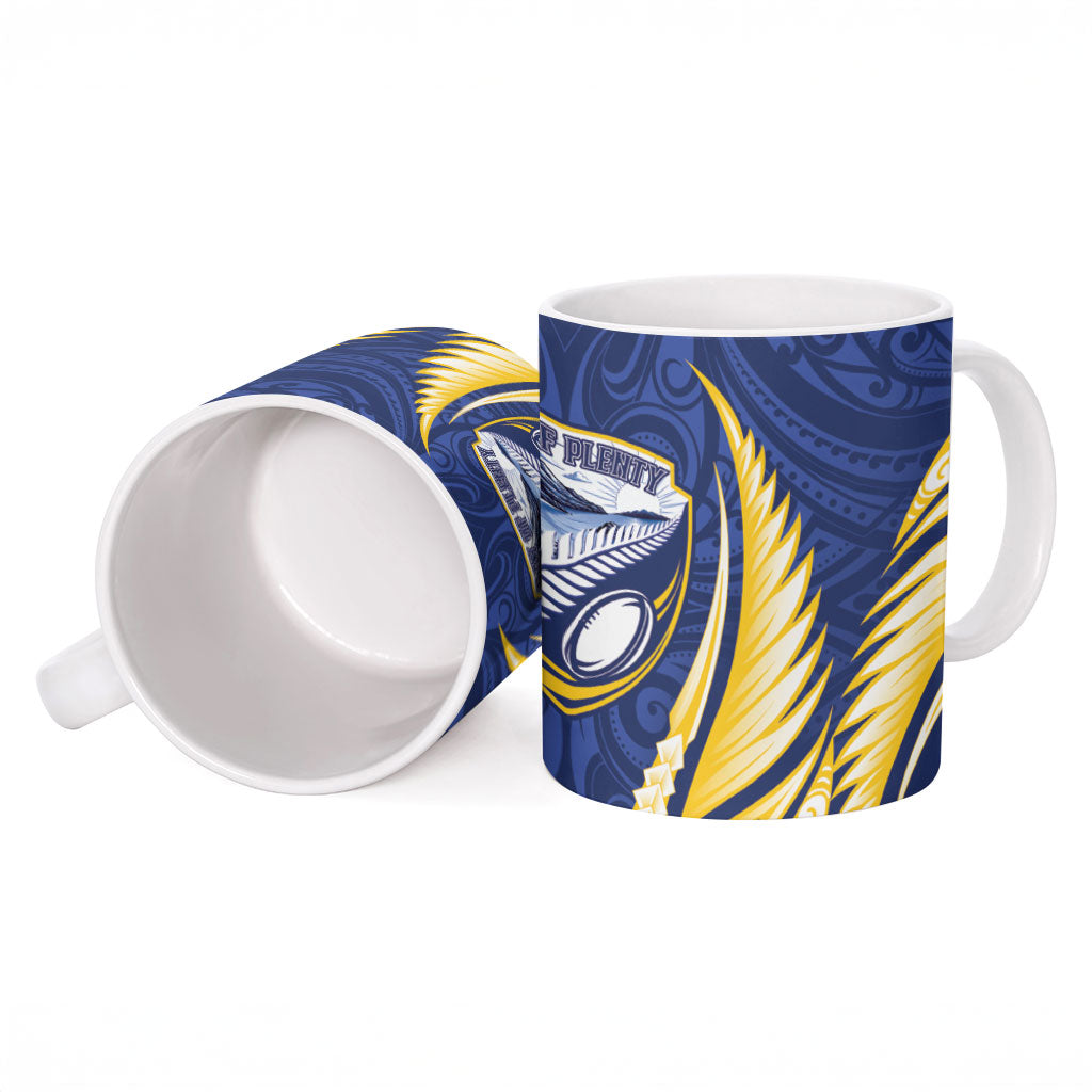 Bay of Plenty 2026 Rugby Custom Ceramic Mug NZ Maori Silver Fern