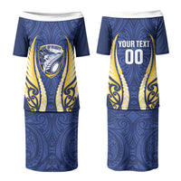 Bay of Plenty 2026 Rugby Custom Couples Matching Puletasi and Hawaiian Shirt NZ Maori Silver Fern LT14 - Polynesian Pride