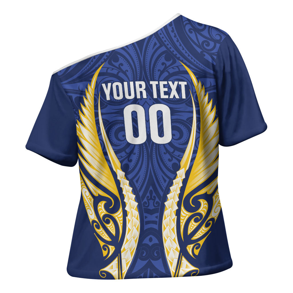 Bay of Plenty 2026 Rugby Custom Cross Shoulder Shirt NZ Maori Silver Fern LT14 - Polynesian Pride
