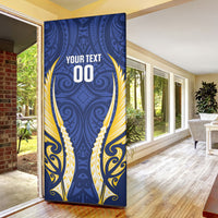 Bay of Plenty 2026 Rugby Custom Door Cover NZ Maori Silver Fern LT14 - Polynesian Pride