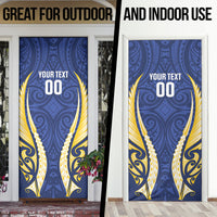 Bay of Plenty 2026 Rugby Custom Door Cover NZ Maori Silver Fern LT14 - Polynesian Pride