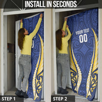 Bay of Plenty 2026 Rugby Custom Door Cover NZ Maori Silver Fern LT14 - Polynesian Pride