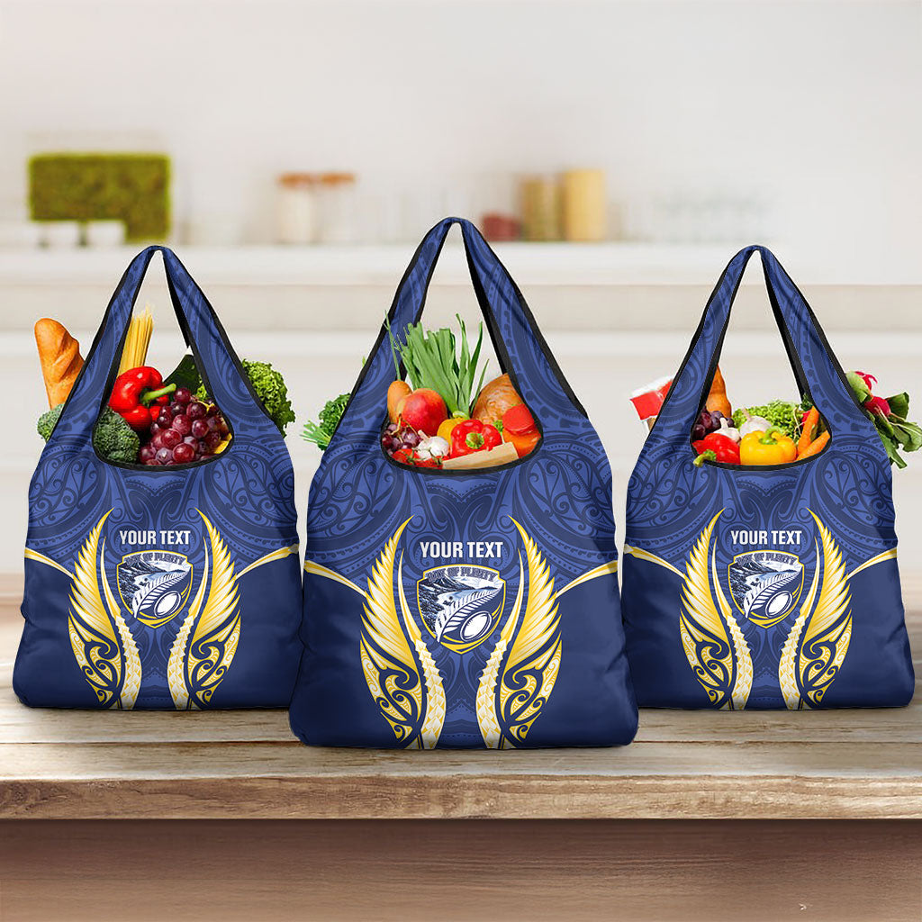 Bay of Plenty 2026 Rugby Custom Grocery Bag NZ Maori Silver Fern