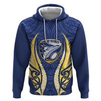 Bay of Plenty 2026 Rugby Custom Hoodie NZ Maori Silver Fern LT14 Pullover Hoodie Blue - Polynesian Pride