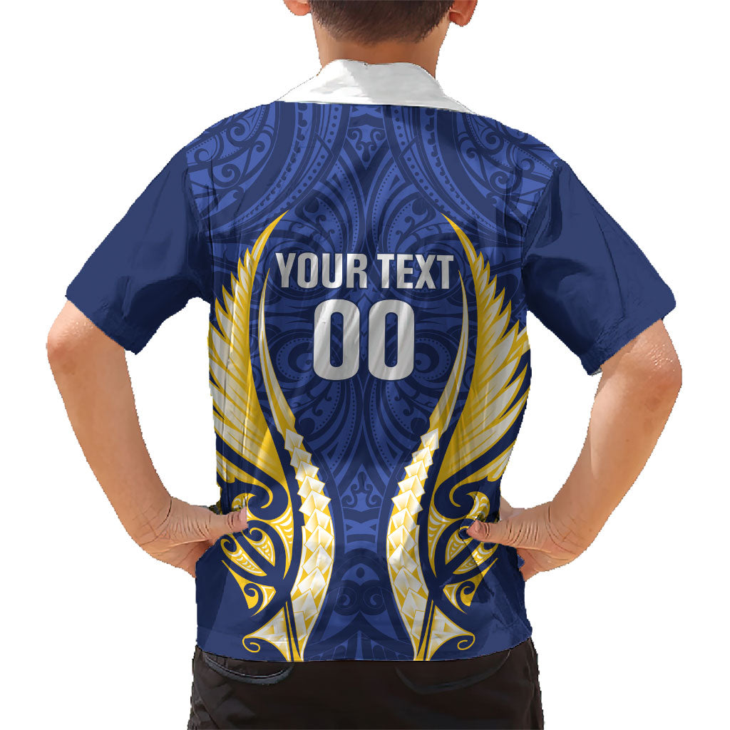 Bay of Plenty 2026 Rugby Custom Kid Hawaiian Shirt NZ Maori Silver Fern