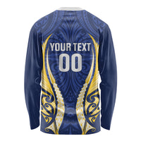 Bay of Plenty 2026 Rugby Custom Long Sleeve Shirt NZ Maori Silver Fern LT14 - Polynesian Pride