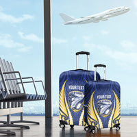 Bay of Plenty 2026 Rugby Custom Luggage Cover NZ Maori Silver Fern LT14 - Polynesian Pride