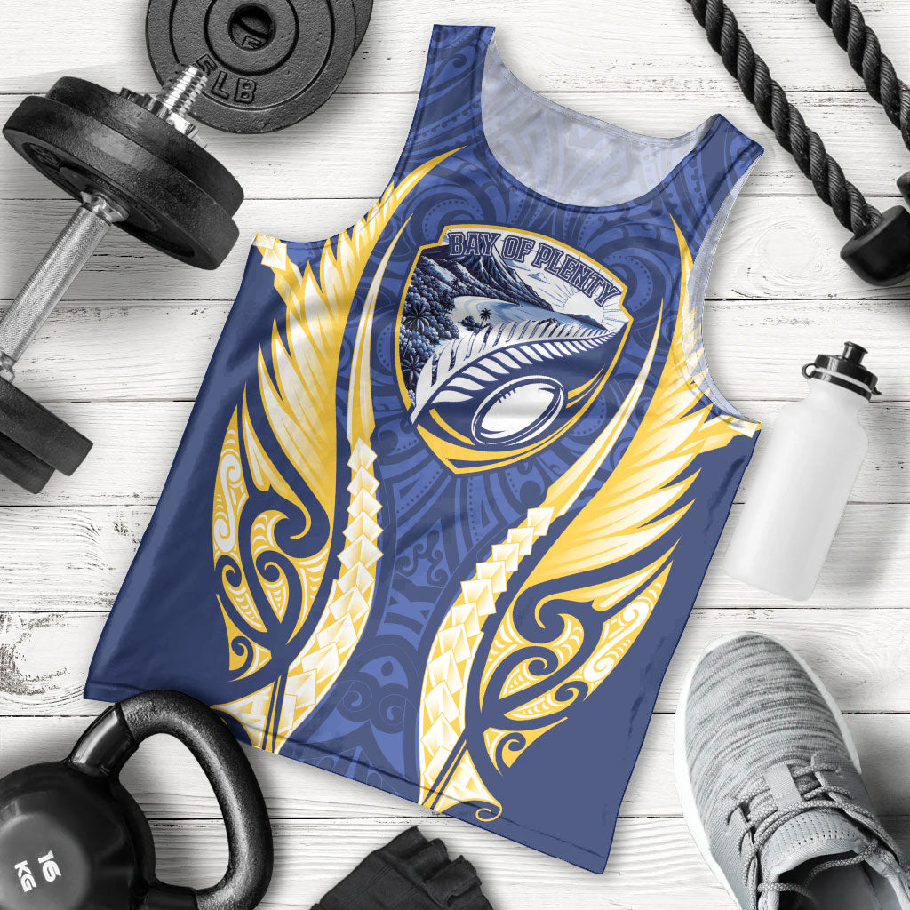 Bay of Plenty 2026 Rugby Custom Men Tank Top NZ Maori Silver Fern
