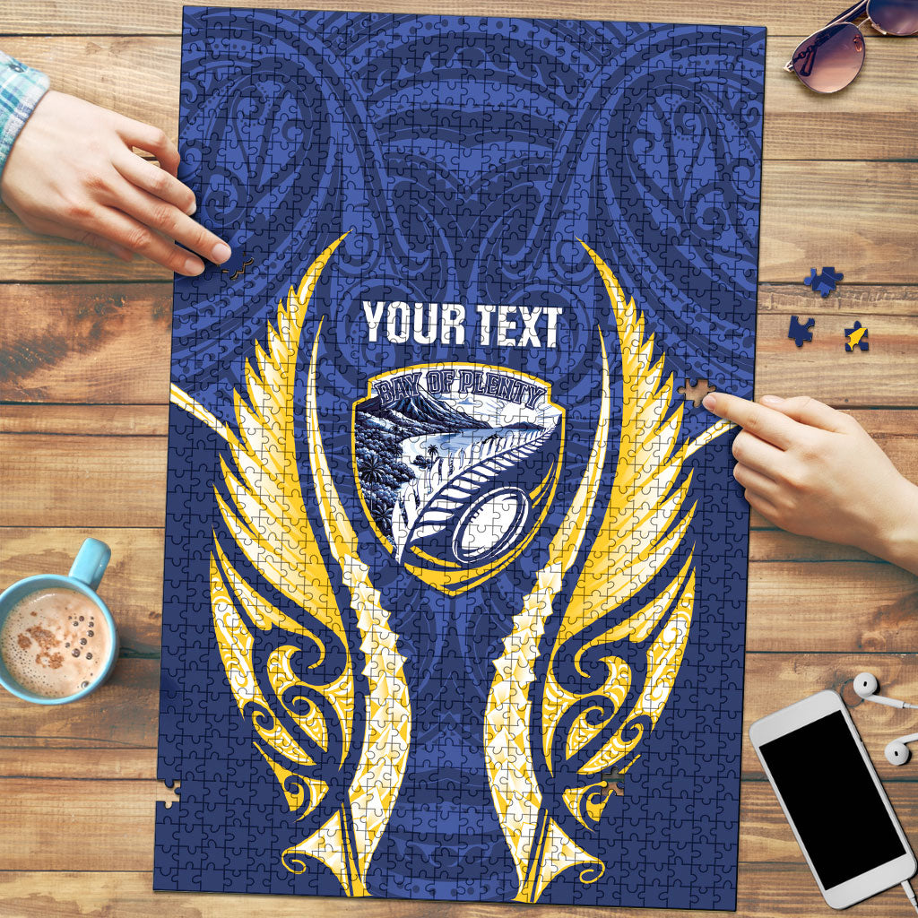 Bay of Plenty 2026 Rugby Custom Puzzle NZ Maori Silver Fern