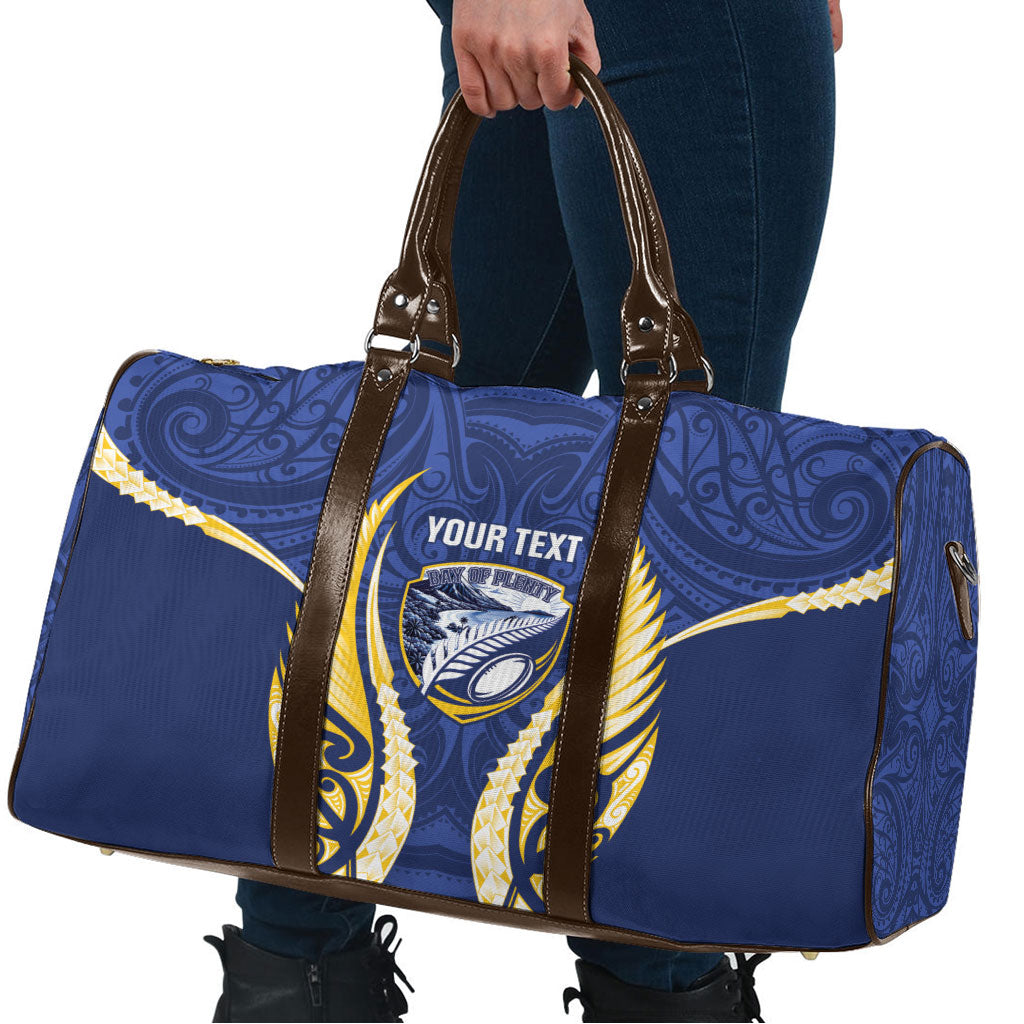 Bay of Plenty 2026 Rugby Custom Travel Bag NZ Maori Silver Fern LT14 - Polynesian Pride