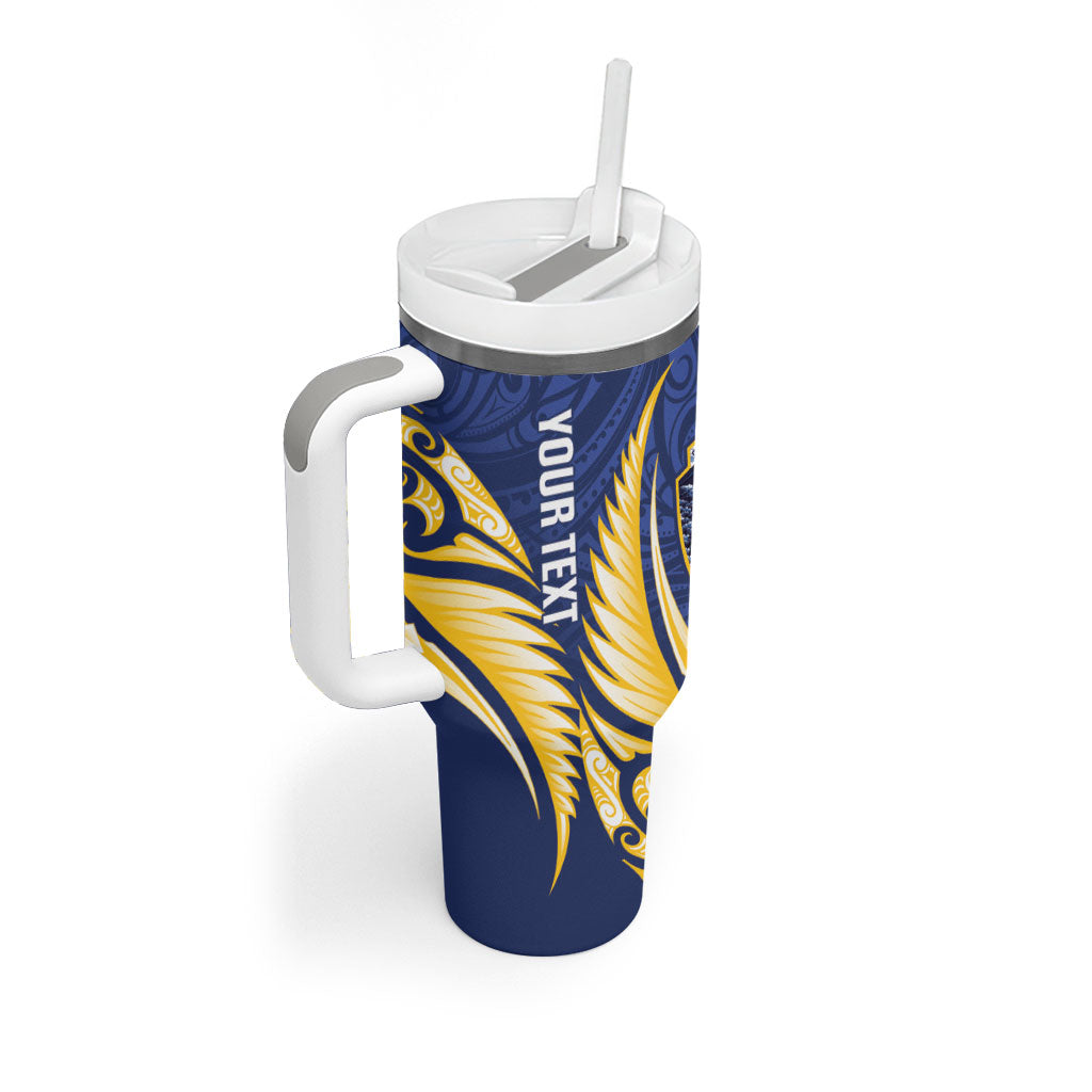 Bay of Plenty 2026 Rugby Custom Tumbler With Handle NZ Maori Silver Fern LT14 - Polynesian Pride