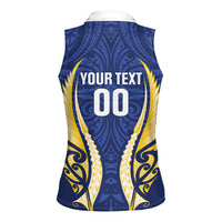 Bay of Plenty 2026 Rugby Custom Women Sleeveless Polo Shirt NZ Maori Silver Fern LT14 - Polynesian Pride