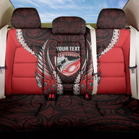 Canterbury 2026 Rugby Custom Back Car Seat Cover NZ Maori Silver Fern