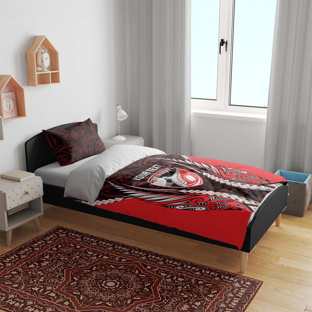 Canterbury 2026 Rugby Custom Bedding Set NZ Maori Silver Fern