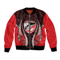 Canterbury 2026 Rugby Custom Bomber Jacket NZ Maori Silver Fern