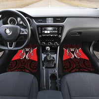 Canterbury 2026 Rugby Custom Car Mats NZ Maori Silver Fern