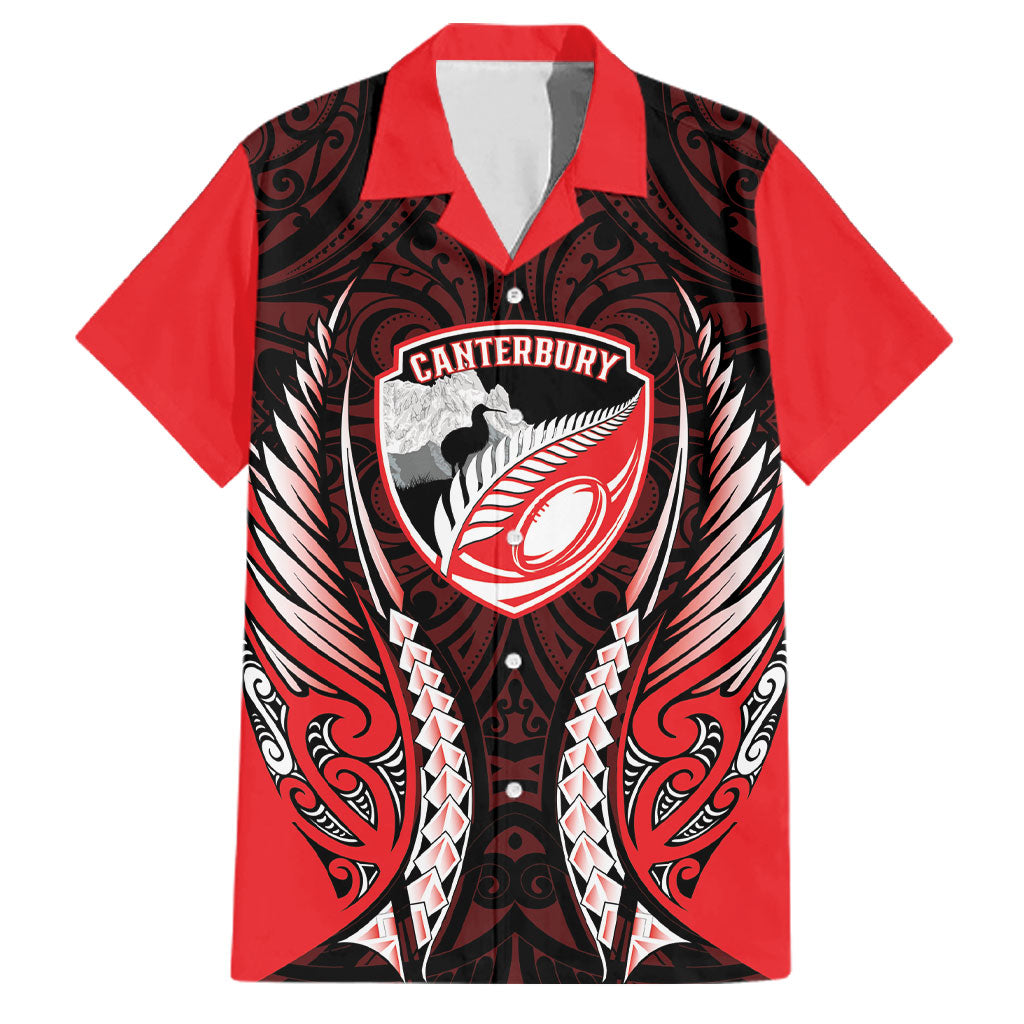 Canterbury 2026 Rugby Custom Family Matching Mermaid Dress and Hawaiian Shirt NZ Maori Silver Fern