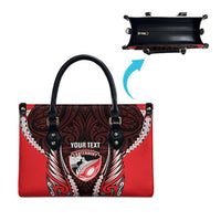Canterbury 2026 Rugby Custom Leather Bag NZ Maori Silver Fern
