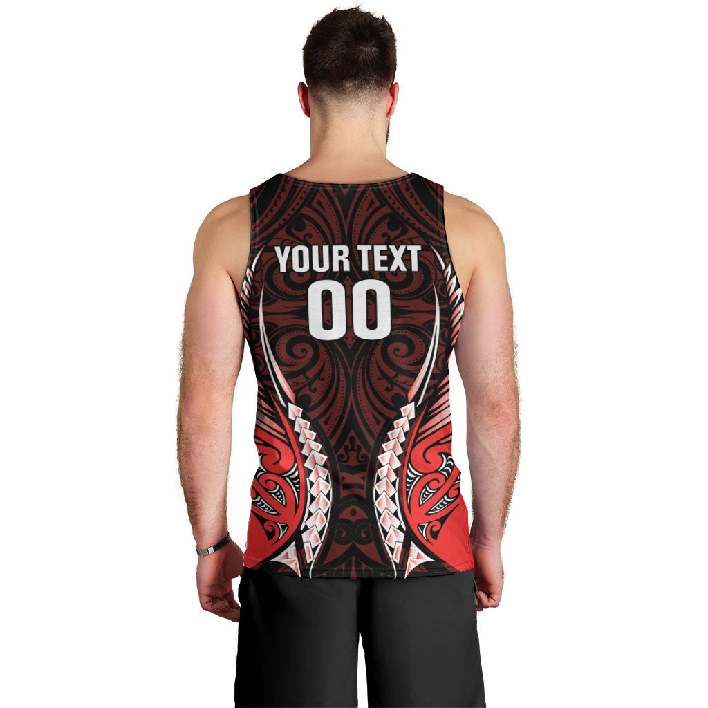 Canterbury 2026 Rugby Custom Men Tank Top NZ Maori Silver Fern