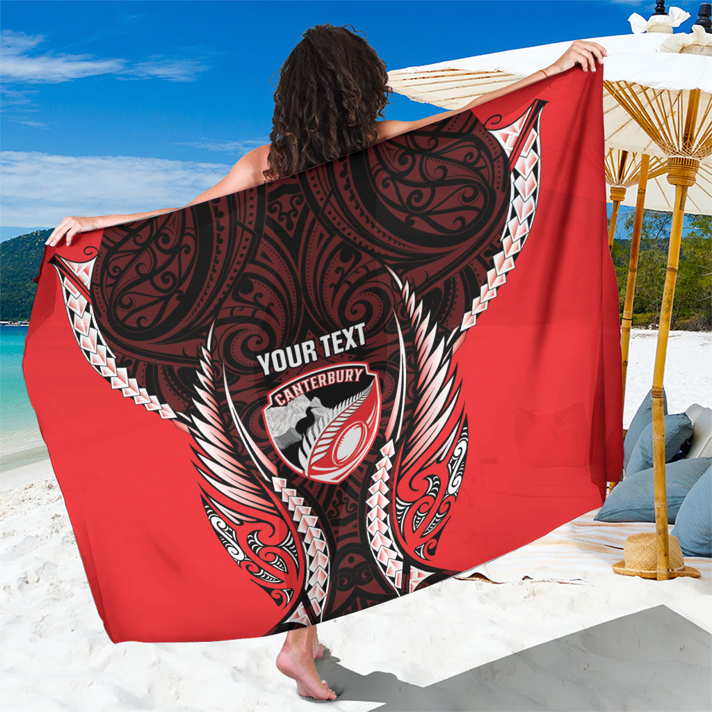 Canterbury 2026 Rugby Custom Sarong NZ Maori Silver Fern