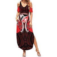 Canterbury 2026 Rugby Custom Summer Maxi Dress NZ Maori Silver Fern