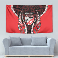 Canterbury 2026 Rugby Custom Tapestry NZ Maori Silver Fern