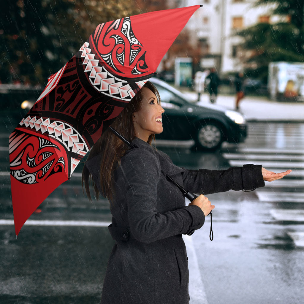 Canterbury 2026 Rugby Custom Umbrella NZ Maori Silver Fern LT14 - Polynesian Pride