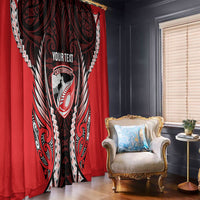 Canterbury 2026 Rugby Custom Window Curtain NZ Maori Silver Fern
