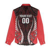 Canterbury 2026 Rugby Custom Women Casual Shirt NZ Maori Silver Fern LT14 - Polynesian Pride