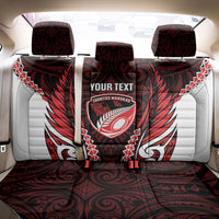 Counties Manukau 2026 Rugby Custom Back Car Seat Cover NZ Maori Silver Fern LT14 - Polynesian Pride