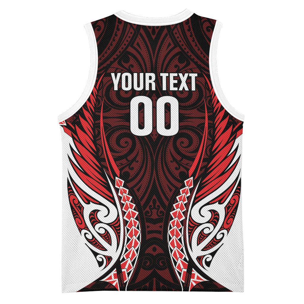 Counties Manukau 2026 Rugby Custom Basketball Jersey NZ Maori Silver Fern LT14 - Polynesian Pride