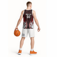 Counties Manukau 2026 Rugby Custom Basketball Jersey NZ Maori Silver Fern LT14 - Polynesian Pride