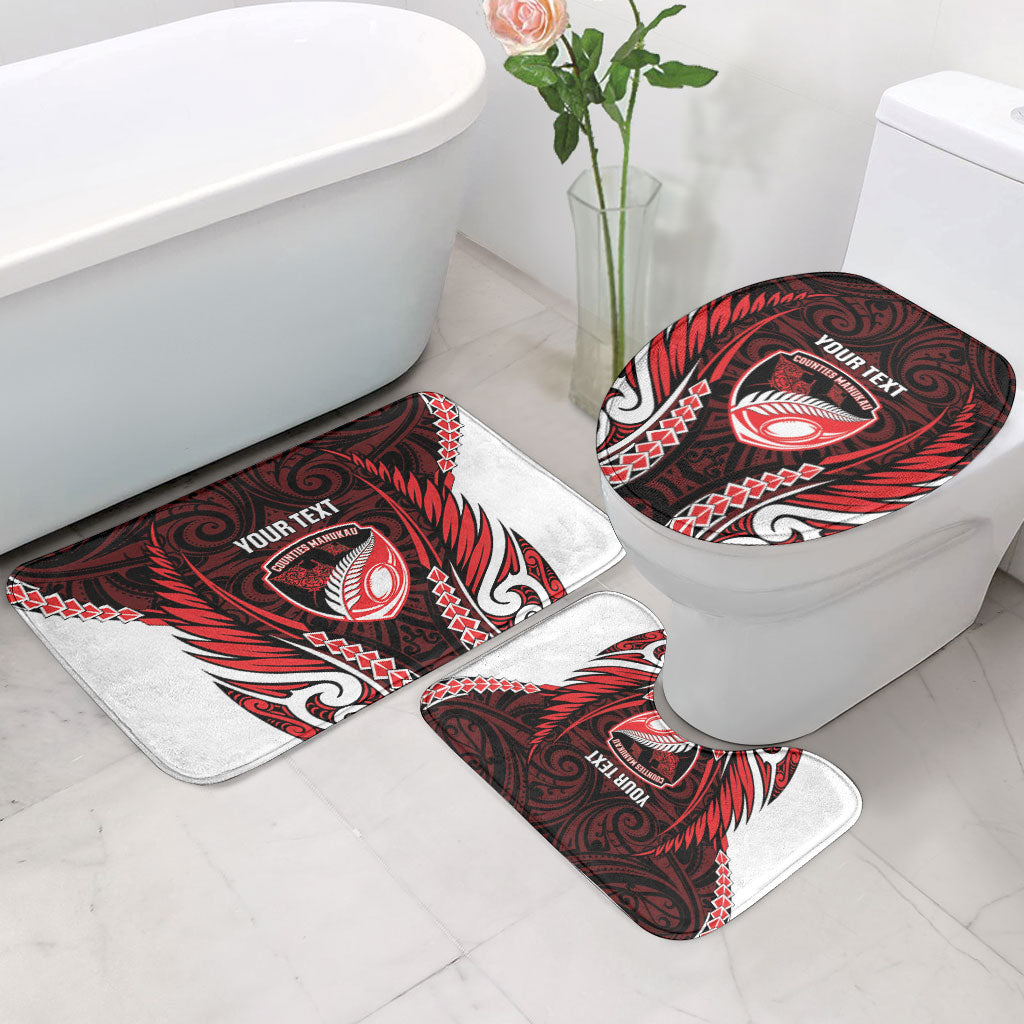 Counties Manukau 2026 Rugby Custom Bathroom Set NZ Maori Silver Fern
