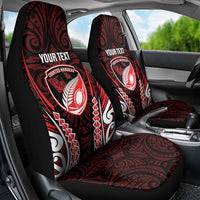 Counties Manukau 2026 Rugby Custom Car Seat Cover NZ Maori Silver Fern LT14 - Polynesian Pride