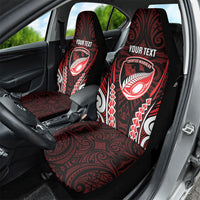 Counties Manukau 2026 Rugby Custom Car Seat Cover NZ Maori Silver Fern LT14 - Polynesian Pride
