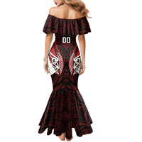 Counties Manukau 2026 Rugby Custom Family Matching Mermaid Dress and Hawaiian Shirt NZ Maori Silver Fern