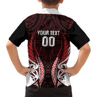 Counties Manukau 2026 Rugby Custom Family Matching Summer Maxi Dress and Hawaiian Shirt NZ Maori Silver Fern
