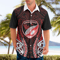 Counties Manukau 2026 Rugby Custom Hawaiian Shirt NZ Maori Silver Fern LT14 - Polynesian Pride