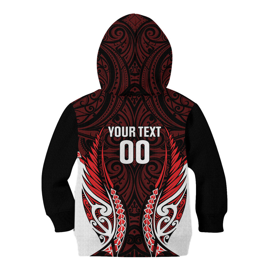 Counties Manukau 2026 Rugby Custom Kid Hoodie NZ Maori Silver Fern LT14 - Polynesian Pride