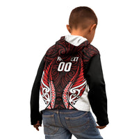 Counties Manukau 2026 Rugby Custom Kid Hoodie NZ Maori Silver Fern LT14 - Polynesian Pride
