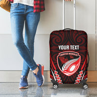 Counties Manukau 2026 Rugby Custom Luggage Cover NZ Maori Silver Fern LT14 - Polynesian Pride