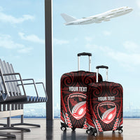 Counties Manukau 2026 Rugby Custom Luggage Cover NZ Maori Silver Fern LT14 - Polynesian Pride