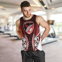 Counties Manukau 2026 Rugby Custom Men Tank Top NZ Maori Silver Fern