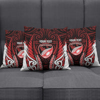Counties Manukau 2026 Rugby Custom Pillow Cover NZ Maori Silver Fern