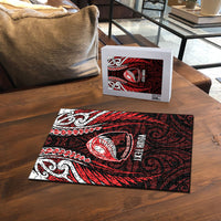 Counties Manukau 2026 Rugby Custom Puzzle NZ Maori Silver Fern