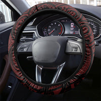 Counties Manukau 2026 Rugby Custom Steering Wheel Cover NZ Maori Silver Fern